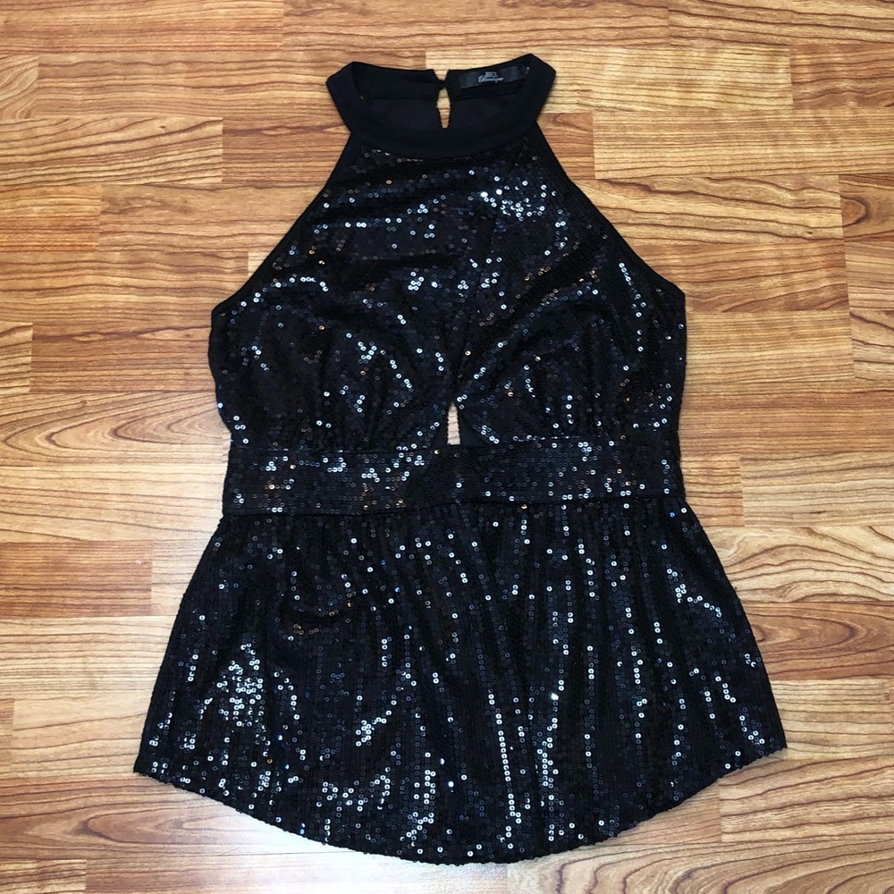 BKE Boutique Sequin Top